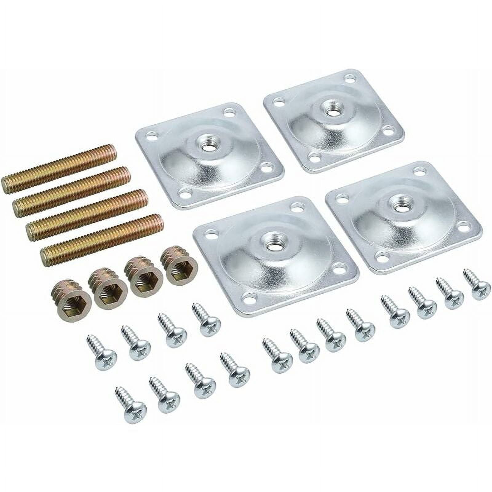 Juego de 4 placas de fijación de patas de muebles de hardware para ...
