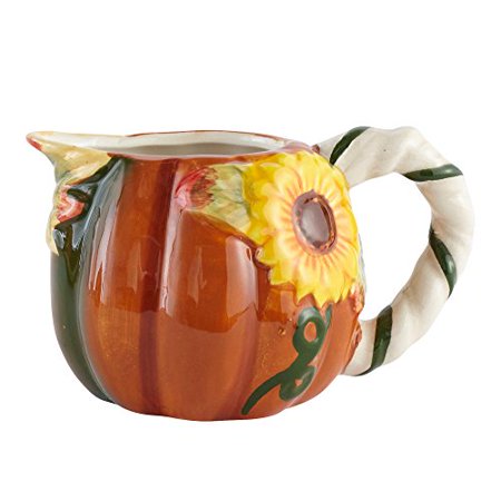 Nantucket Harvest - Nantucket Home Harvest Pumpkin Sunflower Creamer