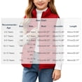 thumbnail image 3 of Spazoro Girls Lightweight Puffer Vest with Patch Pockets, Solid Color Stand Collar Full Zip Sleeveless Warm Quilted Outerwear Gilet Red Size 11-12, 3 of 9