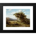 thumbnail image 2 of Louis Buvelot 14x11 Black Modern Framed Museum Art Print Titled - At Lilydale (1870), 2 of 5