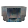 thumbnail image 1 of ZUO Mike Modern Style Fer Table Basse en Métal en Finition Bleue, 1 of 1