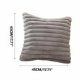 thumbnail image 2 of Ycandiee 17.7x17.7 Throw Pillow Covers, Decorative Faux Fur Covers for Bed, Couch Soft Fluffy Pillow Cover with Velvet Back for Living Room, Home Decor for Sofa, 2 of 3