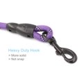 thumbnail image 5 of 5 FT Strong Dog Leash with Comfortable Padded Handle and Highly Reflective Threads Dog Leashes for Small Medium and Large Dogs (Small, 5FT, PURPLE), 5 of 6