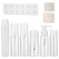 thumbnail image 3 of Travel Bottle Containers,8Pcs Plastic Travel Bottle Cosmetic Travel Container Set Plastic Toiletry Bottles Proven Performance, 3 of 7