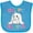 Turquoise, variant on Inktastic Happy Easter Adorable Bunny Boys or Girls Baby Bib