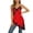 Red, variant on Elegant Silk Camisole with Lace Long Sleeveless Tank Top for Comfortable Nightwear and Layering Tops for Men Fashion Women Dresses 80's Tops for Women