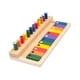 thumbnail image 5 of Apilar y clasificar tablero de entrenamiento colorido bloque cubo juguete educativo de madera Montessori juguetes sensoriales para niñas, 5 of 9