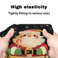 thumbnail image 7 of Jiueut Christmas Rollator Seat and Back Rest Covers for Seniors 2 Piece Santa Claus Drive Rollator Walker Seat Cushions Easy to Install Rolling Walker Seat Cushion, 7 of 7