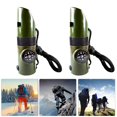 thumbnail image 5 of Tebru 2Pcs Outdoor Emergency Survival Whistle With Nylon Rope Thermometer Compass New, 5 of 8