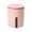 R-Pink, variant on Square Trash Can with Lid Odor Control Small Space Bin 1 Piece - Office Bathroom Swing Lid(Black)