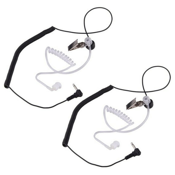 2Piezas 3.5mm Escuche Solo El Auricular de Tubo Acustico para APX6000 APX7000 APX4000 Auricular