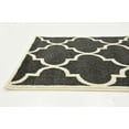 thumbnail image 6 of Unique Loom Trellis Collection Area Rug - Austin (2' 7" x 8' Runner Black and White/Black), 6 of 10