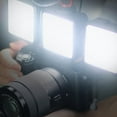 thumbnail image 4 of LUZ LED LIGHT, 1/4 PULGADAS DE TORNILLO DE TORNILLO DE VIDEO LINDA BATERIA DE LUZ ALIMENTADA POR VIDECÁMARA, 4 of 7