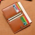 thumbnail image 3 of Small Wallet Bifold Leather Short Wallet Mini Purse Card PU H2Q4 Pur Holder, 3 of 7