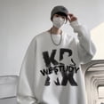 thumbnail image 5 of Sudadera con cuello redondo y letras góticas para hombre, ropa de moda de hip hop, ropa de calle de otoño Y2K, sudaderas con capucha de gran tamaño para hombre, 5 of 5