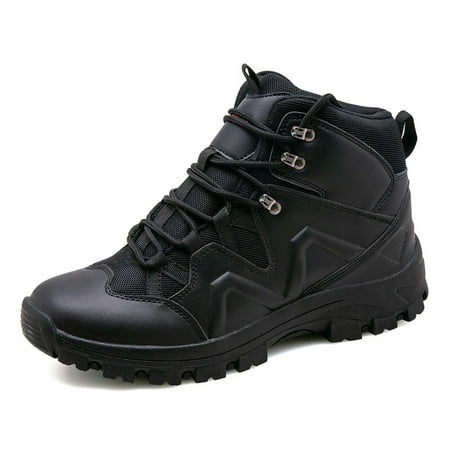

Men s Tactical Hiking Boots Wear-Resistant Waterproof Non-slip Warm Shoes For Trekking Winter Outdoor Sports Climbing