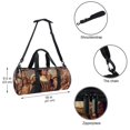 thumbnail image 5 of Columbus Day Sports Bag with Shoe Bag, Yoga Bag, Travel Tote, Duffle Bag, Size 17.7 Inches. Interior Zipper Pocket. Large Capacity., 5 of 6