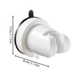 thumbnail image 3 of Adjustable Shower Head Holder, Universal Wall Mount Bracket for Handheld Shower Head, Strong Adhesive Shower Wand Holder, No Drilling Bathroom Accessories, 1Pack Black, 3 of 6