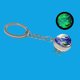 thumbnail image 1 of Llavero con forma de estrella del universo luminoso, colgante del sistema solar, tierra, galaxia, nebulosa, llavero con bola de cristal de doble cara, 1 of 6
