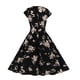 thumbnail image 3 of Vestidos de verano para mujer Vestido de manga corta con estampado floral de playa para mujer Pompotops  ghjkhdj13060, 3 of 8