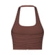 thumbnail image 1 of Sujetador deportivo de yoga plisado elegante de moda para mujer, ropa interior deportiva con espalda descubierta y escote halter sexy de estilo europeo y americano, 1 of 6