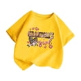 thumbnail image 4 of RMGVDSD Girls Casual T-Shirts Grandma's Girl Heart Print Crew Neck Short Sleeve Loose Party Holiday Summer Kids Comfortable Fashion Cute Tee Tops,13-14 Years, 4 of 4