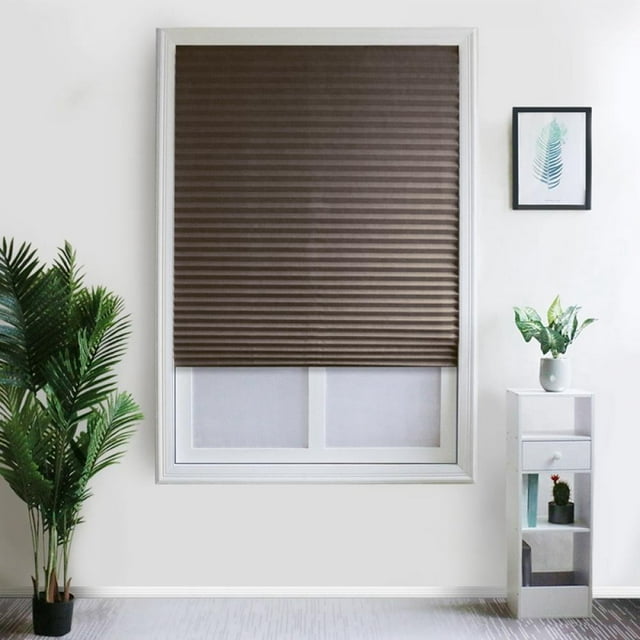 Store Cellulaire Sans Fil à Découper Easy Lift à la Maison, Tissu Filtrant la Lumière, Rideau Plissé en Tissu Non Tissé, Rideaux de Protection de la Vie Privée