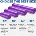 thumbnail image 5 of Yes4All 12inch Exercise Foam Roller PE Purple, 5 of 7