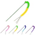 thumbnail image 2 of Cat Wand Toy Plush Interactive Creative Cat Teaser Stick Toy Kitten Play Wand, 2 of 10