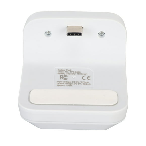 Rechargeable Battery Pack, USB Type C 1500mAh Controller Battery Pack Over Discharge Fast Charging Lightweight for Home