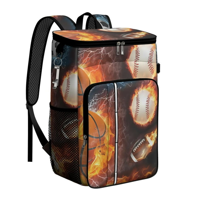 Insulated Sports Cooler Backpack, Leakproof for Athletes, Perfect for Game Days, and Team Events