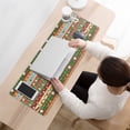 thumbnail image 3 of Long Mouse Pads for Desk,Colorful Christmas Striped Pattern Desk Mats on Top Of Desks, Desk Mouse Pad Extra Large with 3mm Non-Slip Base and Stitched Edge for Gaming,Office,Work,Home 31.5x11.8in, 3 of 5