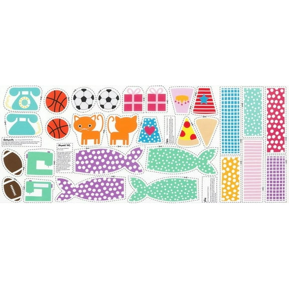 Robert Kaufman Girl Friends Doll 18'' Panel Fabric, White