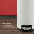 thumbnail image 4 of happimess Roland 10.6-Gallon Step-Open Trash Can, Cotton White, HPM1010C, 4 of 10