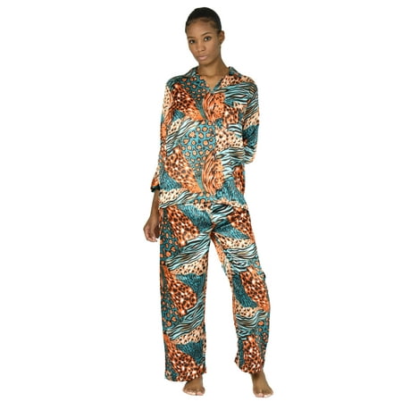 

Up2date Fashion s Women s Print Pajamas in Various Colorful Patterns II