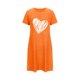 thumbnail image 4 of Camisón corto extragrande para mujer, estampado, cuello redondo y manga corta, de poliéster., 4 of 4