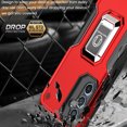 thumbnail image 5 of Decase Samsung Galaxy A54 5G Rugged Case for Women Men - Military Grade Drop Protection Shockproof Dual Layer Hybrid Phone Cover with 360° Ring Kickstand Magnetic Car Mount,Red, 5 of 9