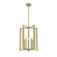 thumbnail image 3 of Warm Brass Five Light Pendant from the Benson Collection, 3 of 6