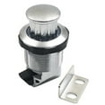 thumbnail image 2 of Embedded Rv Yacht Rotary Push-Type Door Lock Cupboard Chassis Button Lock Silver, 2 of 8