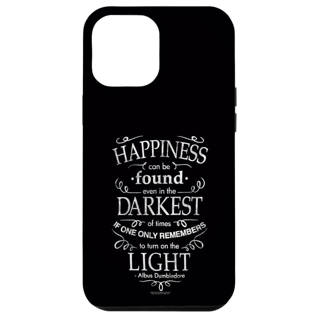 Funda para iPhone 12 Pro Max Harry Potter con Frase