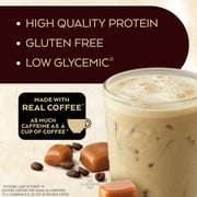 Atkins Protein Shake, Iced Coffee Café Caramel, Keto Friendly, 15g Protein, Caffeinated, 4 Count
