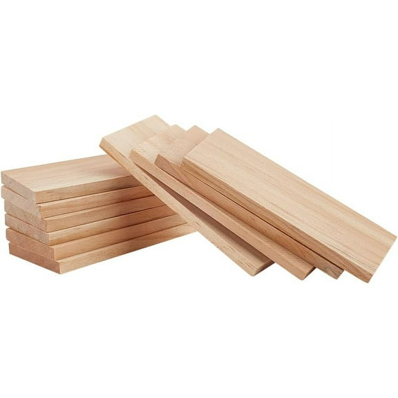 20 Pcs Unfinished Wood Pieces Rectangle Blank Wooden Sheets 4×1.6 Inch Blank Pine Wood Sheets Craft Wood Board for DIY Cards Arts Craft Project