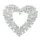 thumbnail image 2 of Corona de San Valentín con forma de corazón, letrero romántico para pared, decoración para el día de San Valentín. Blanco, 2 of 9