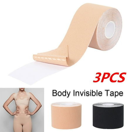 

Willstar Women Body Invisible Bra Nipple Cover DIY Breast Tape Push Up Sticky Bra Tape Bralette
