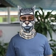 thumbnail image 5 of 3pcs Winter Balaclava Cat Ski Mask Windproof With Ears Cute Full Face Animal Ski Face Mask For Outdoor Hiking Riding Bar,Music Festivals Party Raves Halloween, 5 of 9