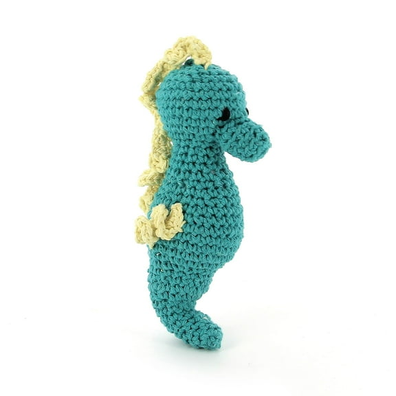 Hoooked Seahorse Bubbles Yarn Kit W/Eco Barbante Yarn-Lagoon