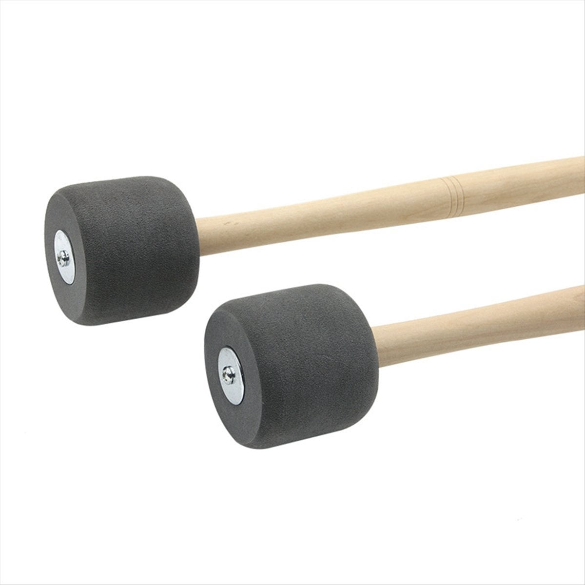 Red 12.8 Inch Foam Rubber Drum Sticks, Bass Drum Sticks, Non-Slip Bass Percussion Sticks, Percussion Accessories