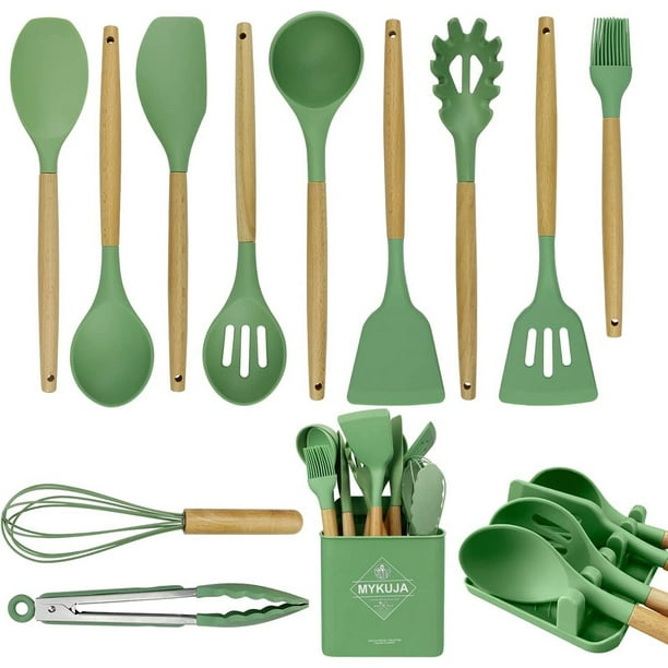 MYKUJA 13Pcs Kitchen Utensils Set for CookingHeat Resistant Cooking