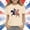 Khaki, variant on ATOGUTA Shirts for Girls Kids Flag Tshirt Patriotic Top Independence Day Outfit Blue, Size 3T-14