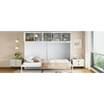 thumbnail image 5 of Newest Queen Size Murphy Bed Wall Bed with Top Cabinets,White, 5 of 6